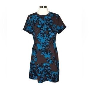 Who What Wear brown floral skater dress XL